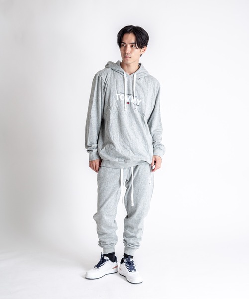 TOMMY HILFIGER(トミーヒルフィガー)の「【TOMMY HILFIGER】パーカー プルオーバー 薄手裏起毛 部屋着 ルームウエア(パーカー・メンズ・グレー/ネイビー・M/L/XL)」の22枚目の写真