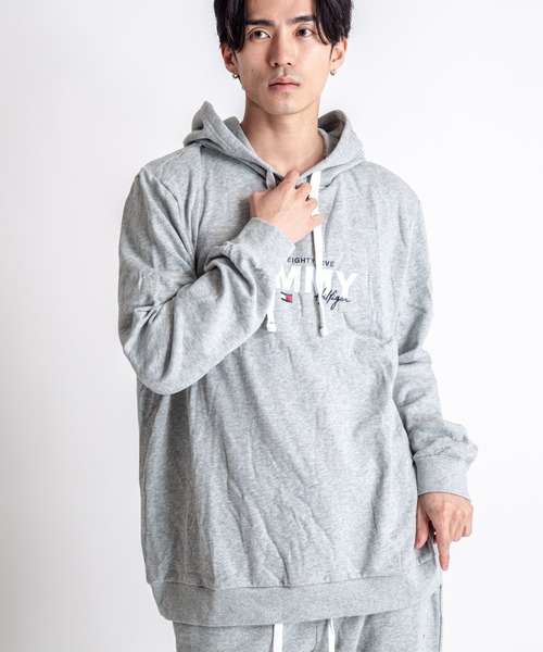 TOMMY HILFIGER(トミーヒルフィガー)の「【TOMMY HILFIGER】パーカー プルオーバー 薄手裏起毛 部屋着 ルームウエア(パーカー・メンズ・グレー/ネイビー・M/L/XL)」の18枚目の写真