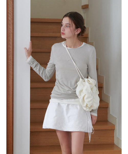 RE_L(リエル)の「Smoothie tencel t-shirt (sage)(Tシャツ/カットソー・レディース・その他・FREE)」の3枚目の写真