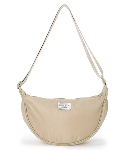 GUESS JEANS(ゲスジーンズ)の「GUESS JEANS Sm Crossbody ショルダーバッグ (ボディバッグ/ウエストポーチ・レディース・ブラック/ベージュ・ONE SIZE)」の9枚目の写真