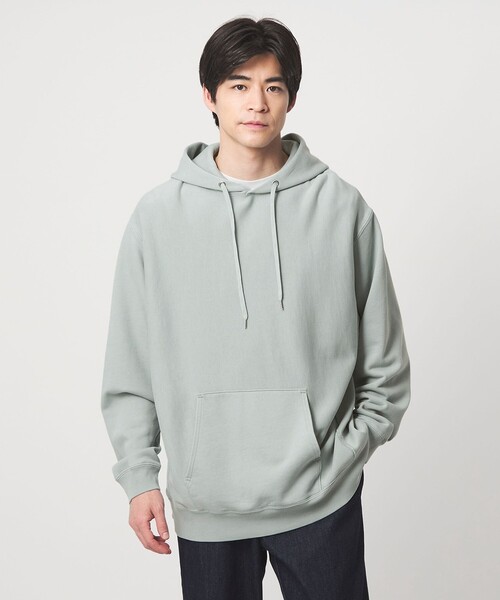 green label relaxing（グリーンレーベルリラクシング）の「スノーウォッシュ フーディ パーカー（パーカー・メンズ・ダークグレー/ライム/ライトピンク・L/S/XL/M）」の2枚目の写真