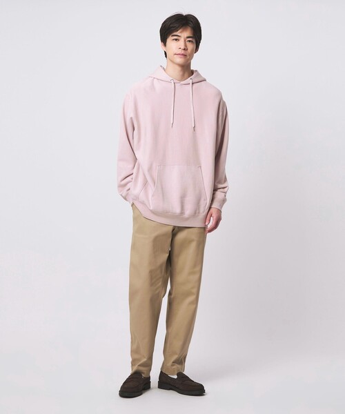 green label relaxing（グリーンレーベルリラクシング）の「スノーウォッシュ フーディ パーカー（パーカー・メンズ・ダークグレー/ライム/ライトピンク・L/S/XL/M）」の6枚目の写真