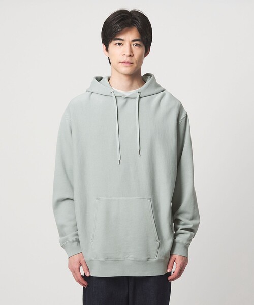 green label relaxing（グリーンレーベルリラクシング）の「スノーウォッシュ フーディ パーカー（パーカー・メンズ・ダークグレー/ライム/ライトピンク・L/S/XL/M）」の7枚目の写真