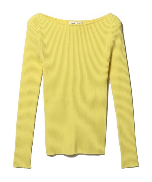 ESTNATION(エストネーション)の「ESTNATION / ボートネックニット(ニット/セーター・レディース・イエロー/オフホワイト/ライトブルー/ネイビー・FREE)」の18枚目の写真