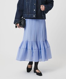 UNITED ARROWS | オーガンジー コンスト プリーツスカート(スカート)