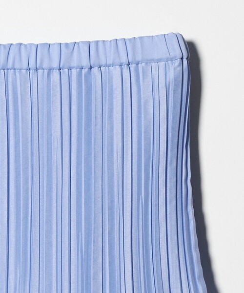 UNITED ARROWS（ユナイテッドアローズ）の「オーガンジー コンスト プリーツスカート（スカート・レディース・ライトブルー/オフホワイト/ネイビー・FREE）」の17枚目の写真