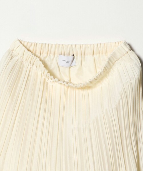 UNITED ARROWS（ユナイテッドアローズ）の「オーガンジー コンスト プリーツスカート（スカート・レディース・ライトブルー/オフホワイト/ネイビー・FREE）」の11枚目の写真