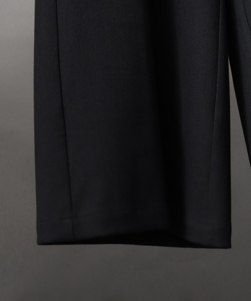 TSUKUROI(ツクロイ)の「【-TSUKUROI-】540g Wool Mixed TR Deep Reverse 1Tuck Wide Slacks/1タックワイドスラックス(スラックス・メンズ・オフホワイト/ブラック・S/M/L)」の19枚目の写真