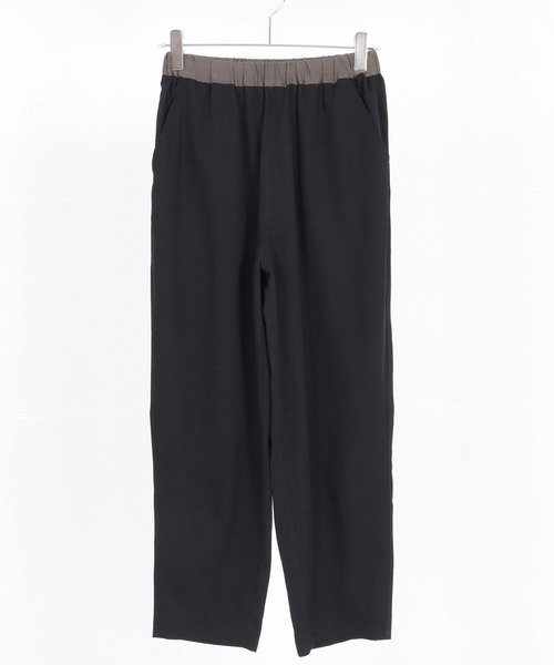 CAMBIO（カンビオ）の「mp14477- Waist Switch Easy Pants イージースラックスパンツ(PF-261-014)（スラックス・メンズ・グレー/ブラック・L/M）」の16枚目の写真