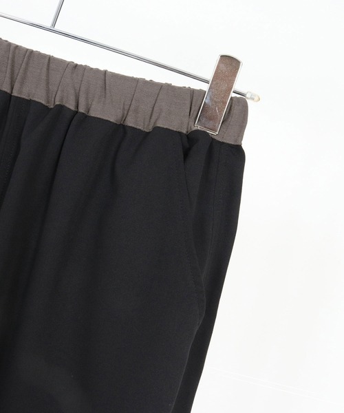 CAMBIO（カンビオ）の「mp14477- Waist Switch Easy Pants イージースラックスパンツ(PF-261-014)（スラックス・メンズ・グレー/ブラック・L/M）」の20枚目の写真