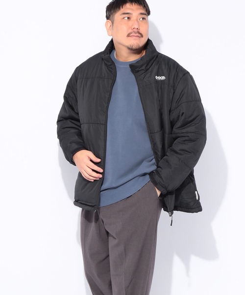 OUTDOOR PRODUCTS（アウトドアプロダクツ）の「OUTDOOR PRODUCTS (アウトドアプロダクツ) 裏アルミ フルジップ 中綿 ジャケット（ダウンジャケット/コート・メンズ・ブラック/ダークグレー/ネイビー・5L/3L/4L）」の21枚目の写真