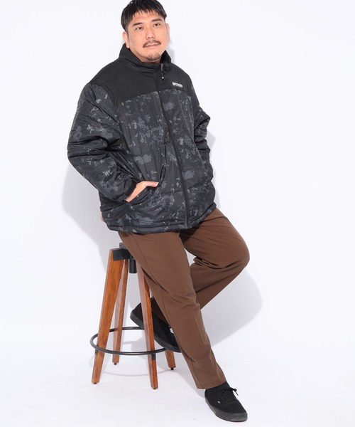 OUTDOOR PRODUCTS（アウトドアプロダクツ）の「OUTDOOR PRODUCTS (アウトドアプロダクツ) 裏アルミ フルジップ 中綿 ジャケット（ダウンジャケット/コート・メンズ・ブラック/ダークグレー/ネイビー・5L/3L/4L）」の15枚目の写真