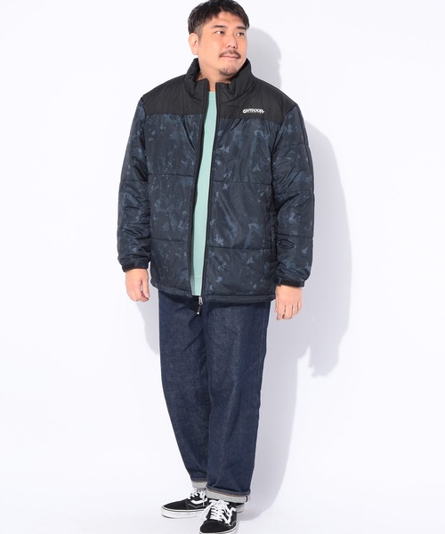 OUTDOOR PRODUCTS（アウトドアプロダクツ）の「OUTDOOR PRODUCTS (アウトドアプロダクツ) 裏アルミ フルジップ 中綿 ジャケット（ダウンジャケット/コート・メンズ・ブラック/ダークグレー/ネイビー・5L/3L/4L）」の22枚目の写真