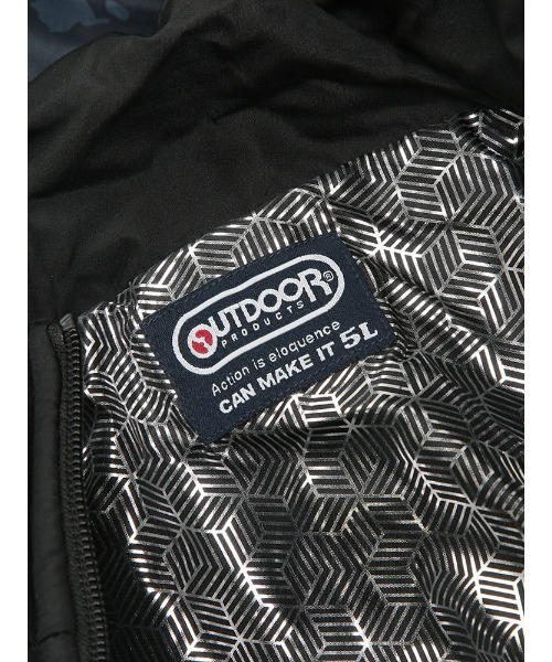 OUTDOOR PRODUCTS（アウトドアプロダクツ）の「OUTDOOR PRODUCTS (アウトドアプロダクツ) 裏アルミ フルジップ 中綿 ジャケット（ダウンジャケット/コート・メンズ・ブラック/ダークグレー/ネイビー・5L/3L/4L）」の7枚目の写真