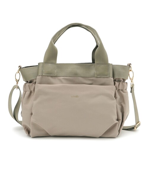 ITS'DEMO（イッツデモ）の「【収納アドバイザー監修】バルーン2WAYトート（ハンドバッグ・レディース・グレー/ベージュ/ブラック/グリーン系・00）」の16枚目の写真