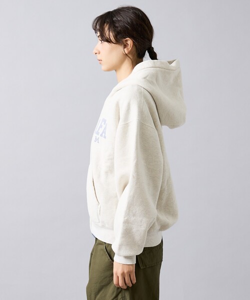 REMI RELIEF（レミレリーフ）の「【REMI RELIEF / レミ レリーフ】  SP加工 起毛裏毛 ZIPパーカー（AFA・ジップフーディ・ユニセックス）（パーカー・メンズ・ブラック/アイボリー/ネイビー・M/XL/L）」の18枚目の写真