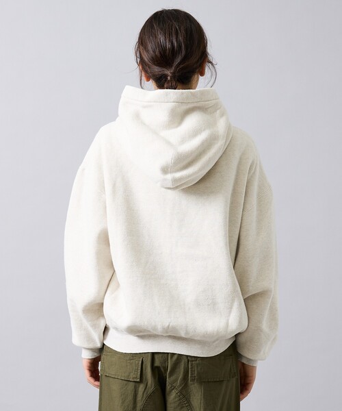 REMI RELIEF（レミレリーフ）の「【REMI RELIEF / レミ レリーフ】  SP加工 起毛裏毛 ZIPパーカー（AFA・ジップフーディ・ユニセックス）（パーカー・メンズ・ブラック/アイボリー/ネイビー・M/XL/L）」の19枚目の写真