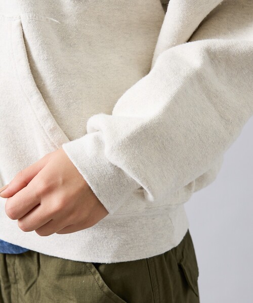 REMI RELIEF（レミレリーフ）の「【REMI RELIEF / レミ レリーフ】  SP加工 起毛裏毛 ZIPパーカー（AFA・ジップフーディ・ユニセックス）（パーカー・メンズ・ブラック/アイボリー/ネイビー・M/XL/L）」の21枚目の写真