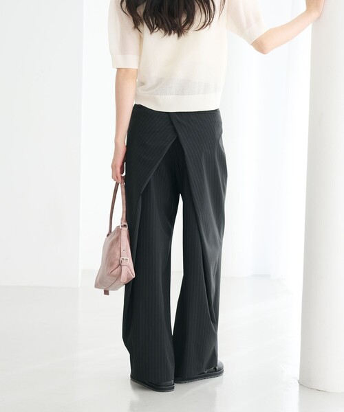 BEAUTY&YOUTH UNITED ARROWS(ビューティーアンドユースユナイテッドアローズ)の「バックラップタックパンツ ウォッシャブル(その他パンツ・レディース・その他1/ベージュ/グレー系/ダークブラウン・S/M/XS)」の5枚目の写真