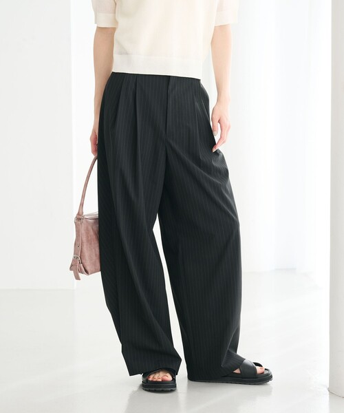 BEAUTY&YOUTH UNITED ARROWS(ビューティーアンドユースユナイテッドアローズ)の「バックラップタックパンツ ウォッシャブル(その他パンツ・レディース・その他1/ベージュ/グレー系/ダークブラウン・S/M/XS)」の7枚目の写真