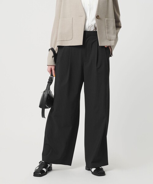 BEAUTY&YOUTH UNITED ARROWS(ビューティーアンドユースユナイテッドアローズ)の「バックラップタックパンツ ウォッシャブル(その他パンツ・レディース・その他1/ベージュ/グレー系/ダークブラウン・S/M/XS)」の10枚目の写真