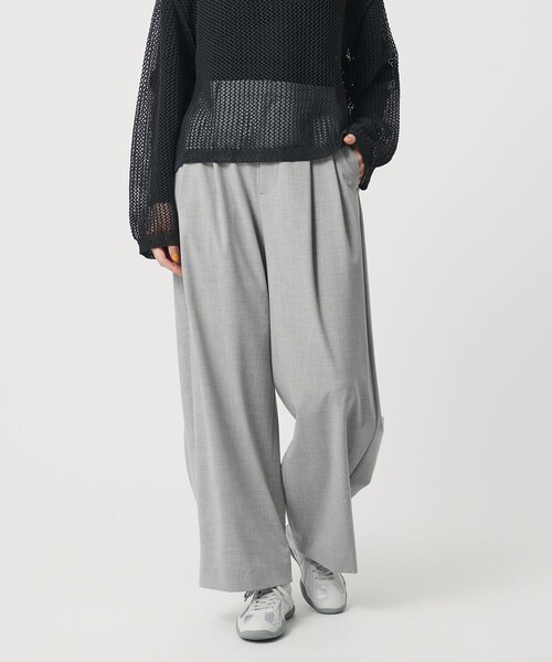 BEAUTY&YOUTH UNITED ARROWS(ビューティーアンドユースユナイテッドアローズ)の「バックラップタックパンツ ウォッシャブル(その他パンツ・レディース・その他1/ベージュ/グレー系/ダークブラウン・S/M/XS)」の16枚目の写真