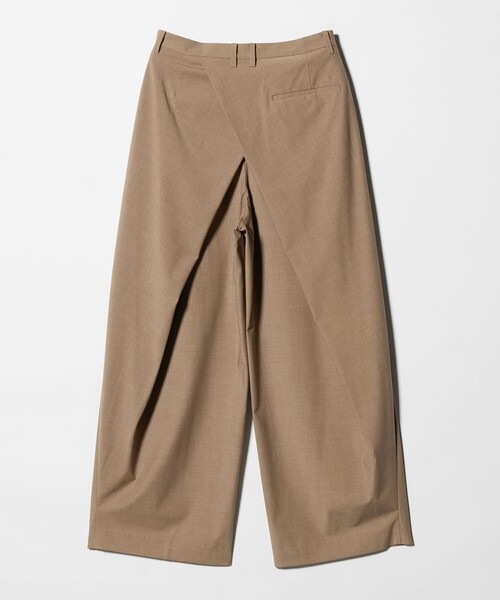 BEAUTY&YOUTH UNITED ARROWS(ビューティーアンドユースユナイテッドアローズ)の「バックラップタックパンツ ウォッシャブル(その他パンツ・レディース・その他1/ベージュ/グレー系/ダークブラウン・S/M/XS)」の5枚目の写真