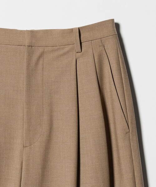 BEAUTY&YOUTH UNITED ARROWS(ビューティーアンドユースユナイテッドアローズ)の「バックラップタックパンツ ウォッシャブル(その他パンツ・レディース・その他1/ベージュ/グレー系/ダークブラウン・S/M/XS)」の6枚目の写真