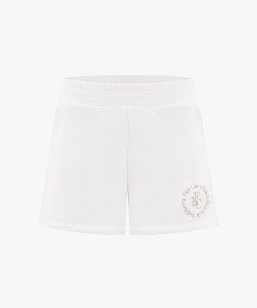 FAIRLIAR CLUB(フェアライアークラブ)の「FLC Lifestyle Sweatshorts_WHITE(その他パンツ・レディース・ホワイト・S/M)」の3枚目の写真