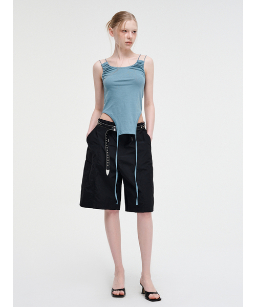 ETMON（エトモン）の「Double Strap Sleeveless Top Blue（スカート・レディース・その他・FREE）」の2枚目の写真