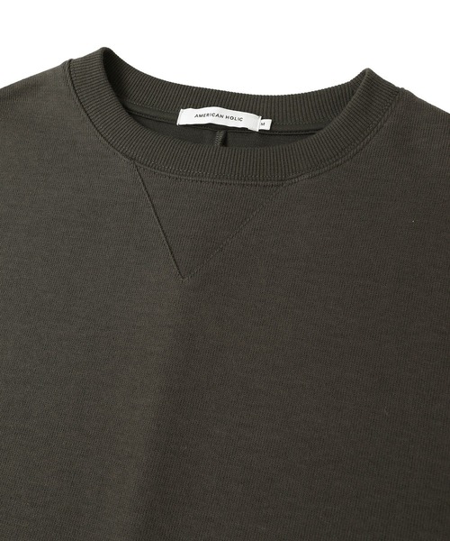 AMERICAN HOLIC(アメリカンホリック)の「スムース起毛ボックスシルエットワンピース(ワンピース・レディース・ライトグレー/チャコールグレー・M/L)」の14枚目の写真