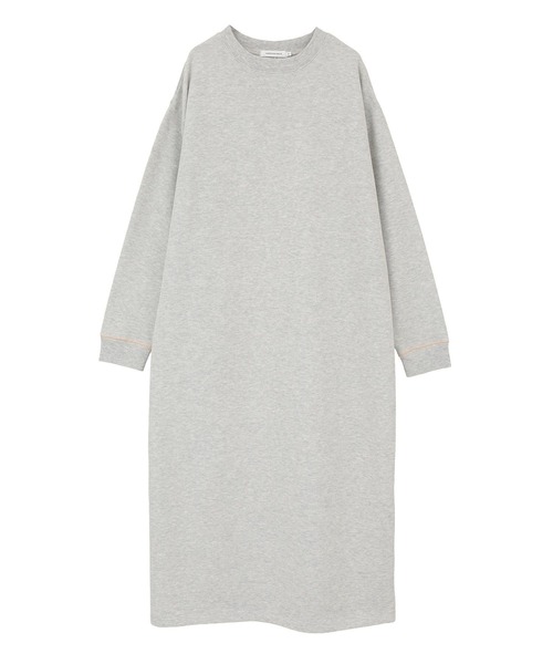 AMERICAN HOLIC(アメリカンホリック)の「スムース起毛ボックスシルエットワンピース(ワンピース・レディース・ライトグレー/チャコールグレー・M/L)」の18枚目の写真