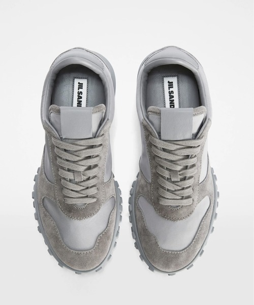 JIL SANDER(ジルサンダー)の「LOW TOP SNEAKER(スニーカー・レディース・グレー・35/36)」の3枚目の写真