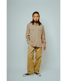 ability（アビリティ）の「BIG MIKE ビックマイク /長袖 レーヨンミックス 無地シャツ 脇スリットタイプ //// 102615250（シャツ/ブラウス）」