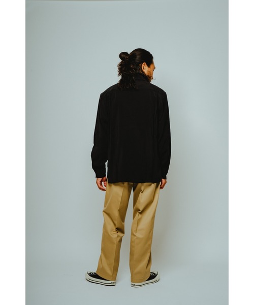 BIG MIKE(ビッグマイク)の「BIG MIKE ビックマイク /長袖 レーヨンミックス 無地シャツ 脇スリットタイプ //// 102615250(シャツ/ブラウス・メンズ・サンドベージュ/チャコール/ブラック/ミント・MEDIUM/XX-LARGE/X-LARGE/LARGE)」の15枚目の写真