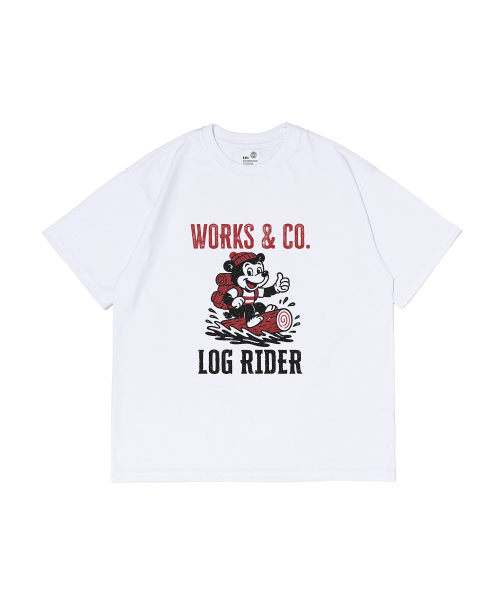 WORKS & CO.(ワークス アンド コー)の「エクストリーム&キャンプ 半袖Tシャツ (ホワイト)(Tシャツ/カットソー・レディース・その他・XL/M/L/2XL)」の1枚目の写真