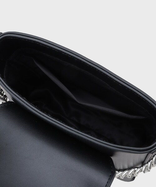 tk.TAKEO KIKUCHI（ティーケータケオキクチ）の「2WAYチェーンフラップショルダーバッグ（ショルダーバッグ・メンズ・ブラック系/ブラック/グレー系1・00）」の16枚目の写真