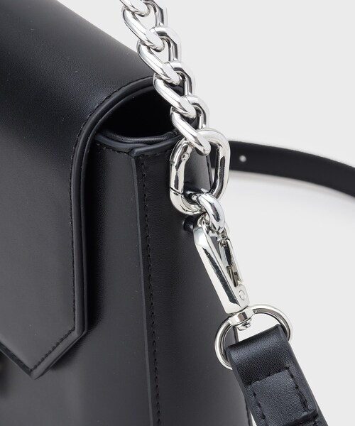 tk.TAKEO KIKUCHI（ティーケータケオキクチ）の「2WAYチェーンフラップショルダーバッグ（ショルダーバッグ・メンズ・ブラック系/ブラック/グレー系1・00）」の17枚目の写真