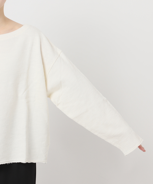 JOURNAL STANDARD(ジャーナルスタンダード)の「スラブインレイプルオーバー(Tシャツ/カットソー・レディース・ブラック系その他/ブラック/ホワイト・FREE)」の8枚目の写真
