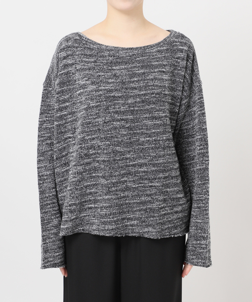JOURNAL STANDARD(ジャーナルスタンダード)の「スラブインレイプルオーバー(Tシャツ/カットソー・レディース・ブラック系その他/ブラック/ホワイト・FREE)」の13枚目の写真