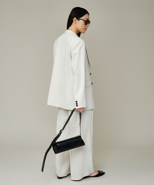 Chaos（カオス）の「Chaos(カオス)/ プラトジャケット 【セットアップ可】（テーラードジャケット・レディース・ホワイト系その他/ブラック・FREE）」の7枚目の写真