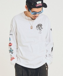 EFFECTEN | mlt5579-Salvage L-S Tee カットソー(efsal-23)(Tシャツ/カットソー)