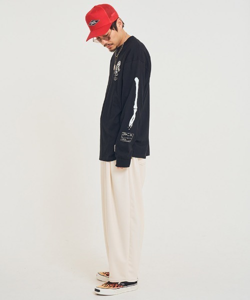 EFFECTEN(エフェクテン)の「mlt5579-Salvage L-S Tee カットソー(efsal-23)(Tシャツ/カットソー・メンズ・ブラック/ホワイト・XL/L/M/S)」の16枚目の写真