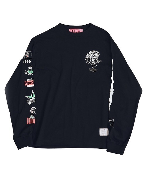 EFFECTEN(エフェクテン)の「mlt5579-Salvage L-S Tee カットソー(efsal-23)(Tシャツ/カットソー・メンズ・ブラック/ホワイト・XL/L/M/S)」の19枚目の写真