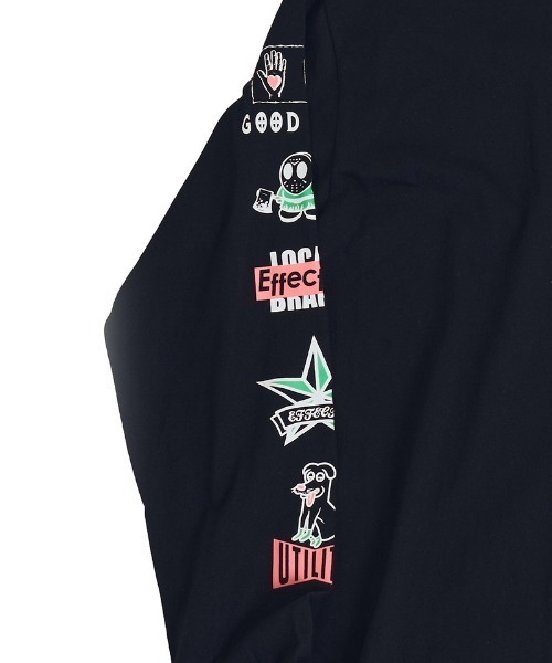 EFFECTEN(エフェクテン)の「mlt5579-Salvage L-S Tee カットソー(efsal-23)(Tシャツ/カットソー・メンズ・ブラック/ホワイト・XL/L/M/S)」の22枚目の写真