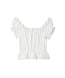 FRAY I.D | 2wayフリルレースブラウス(シャツ/ブラウス)