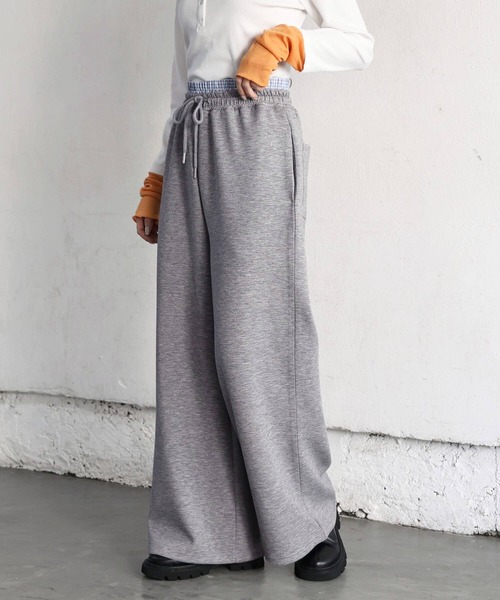 tiptop（ティップトップ）の「ダブルウェストダンボールスウェットパンツ（スウェットパンツ・レディース・グレー/ブラック・FREE）」の22枚目の写真
