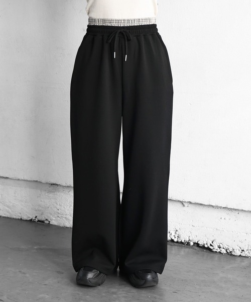 tiptop（ティップトップ）の「ダブルウェストダンボールスウェットパンツ（スウェットパンツ・レディース・グレー/ブラック・FREE）」の11枚目の写真