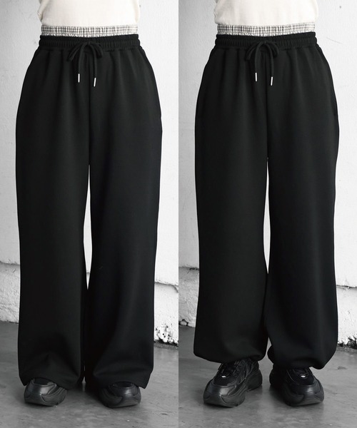 tiptop（ティップトップ）の「ダブルウェストダンボールスウェットパンツ（スウェットパンツ・レディース・グレー/ブラック・FREE）」の14枚目の写真