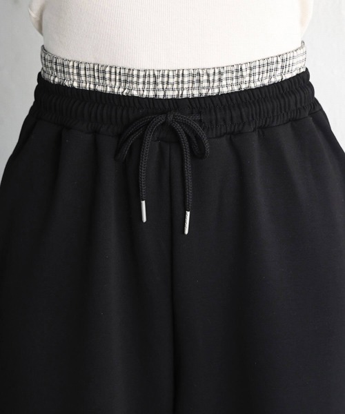 tiptop（ティップトップ）の「ダブルウェストダンボールスウェットパンツ（スウェットパンツ・レディース・グレー/ブラック・FREE）」の15枚目の写真